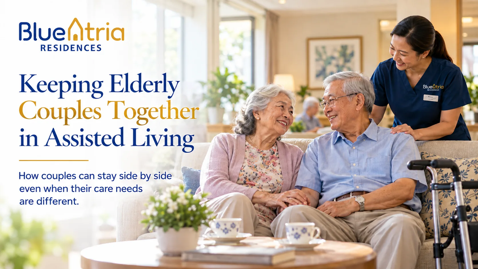 Cover image for blog post: Assisted Living for Couples: Can My Parents Move In Together?