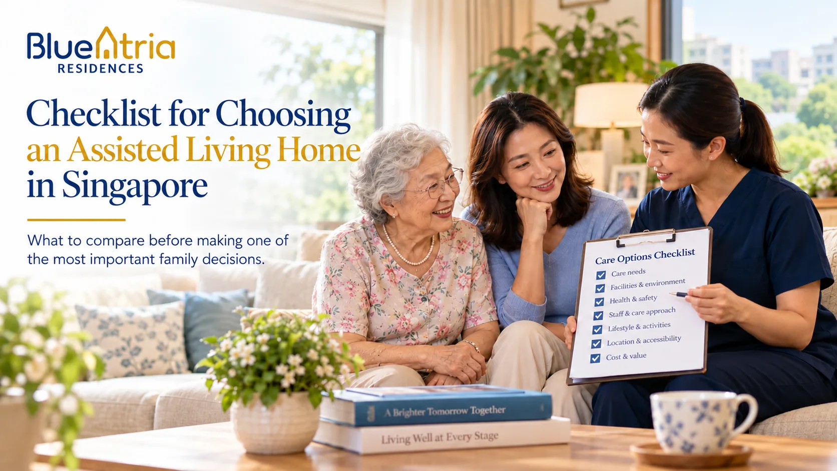Cover image for blog post: How to Choose an Assisted Living Home in Singapore: A Family Checklist