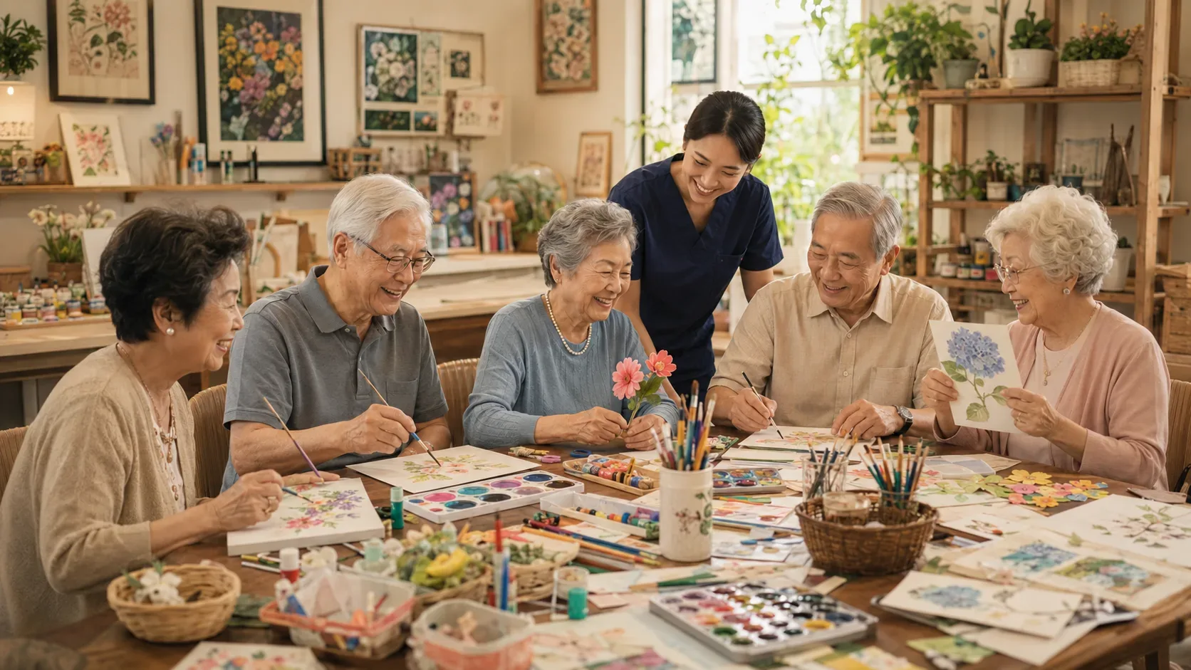 Cover image for: Creative Ageing: Why Art and Craft Activities Matter in Assisted Living